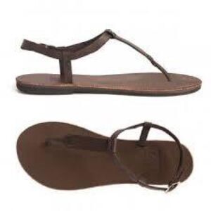 Sseko Dark Brown Leather Sandals